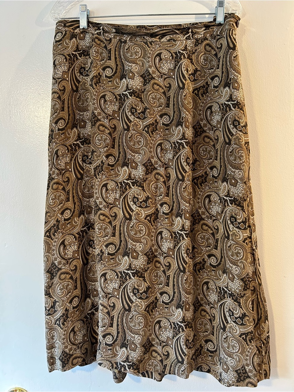Vintage Whimsygoth Paisley Midi Skirt